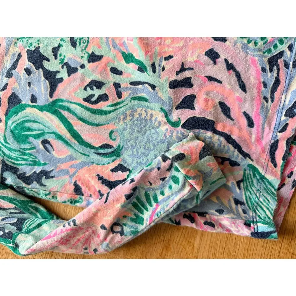 Lilly Pulitzer Girls Long Sleeve Laurel Print T-Shirt